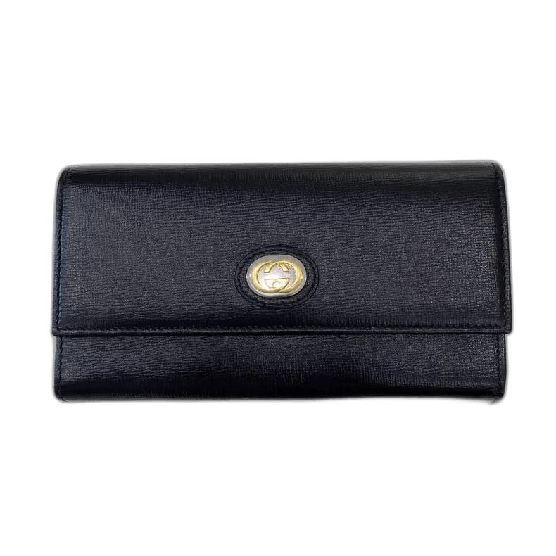 Gucci Gucci Wallet with Gold Logo-2506 Size ONE SIZE - 1 Thumbnail