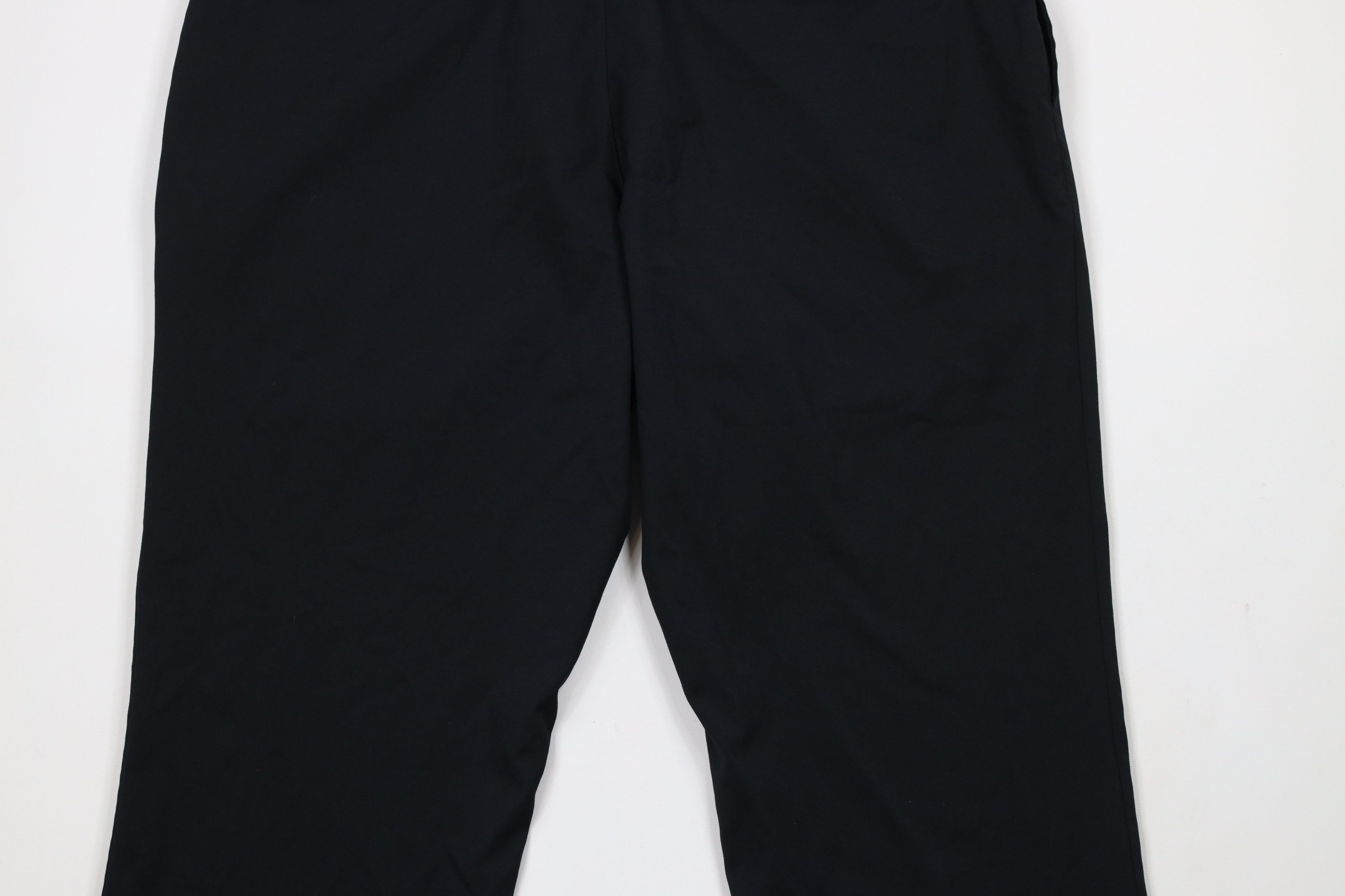 Nike × Vintage Nike Golf Knit Flat Front Stretch Golfing Chino Pants Black Size US 38 / EU 54 - 10 Thumbnail