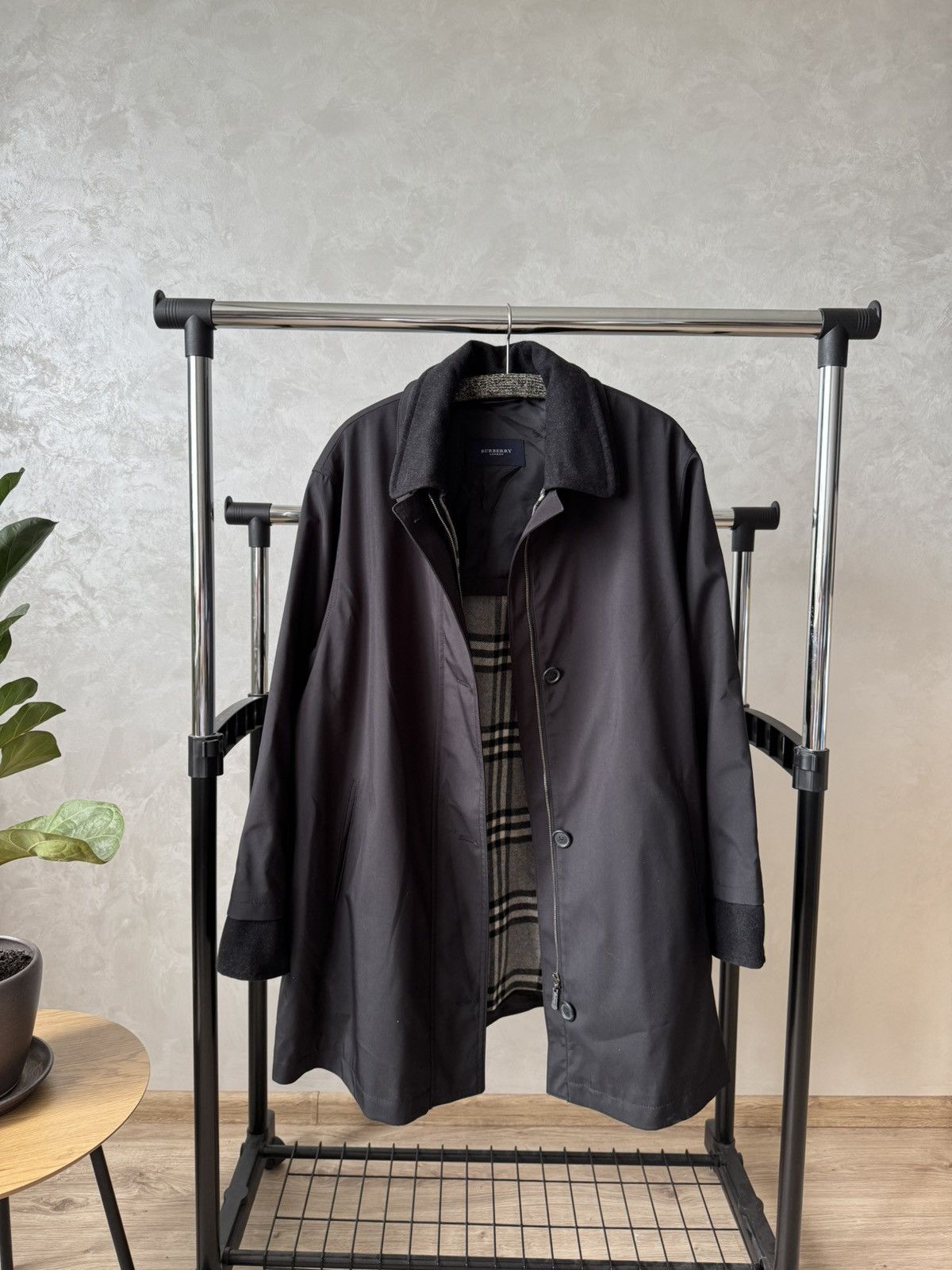 Burberry Vintage Burberry 2 in 1 Nova Check Wool Coat Jacket Size M / US 6-8 / IT 42-44 - 1 Thumbnail