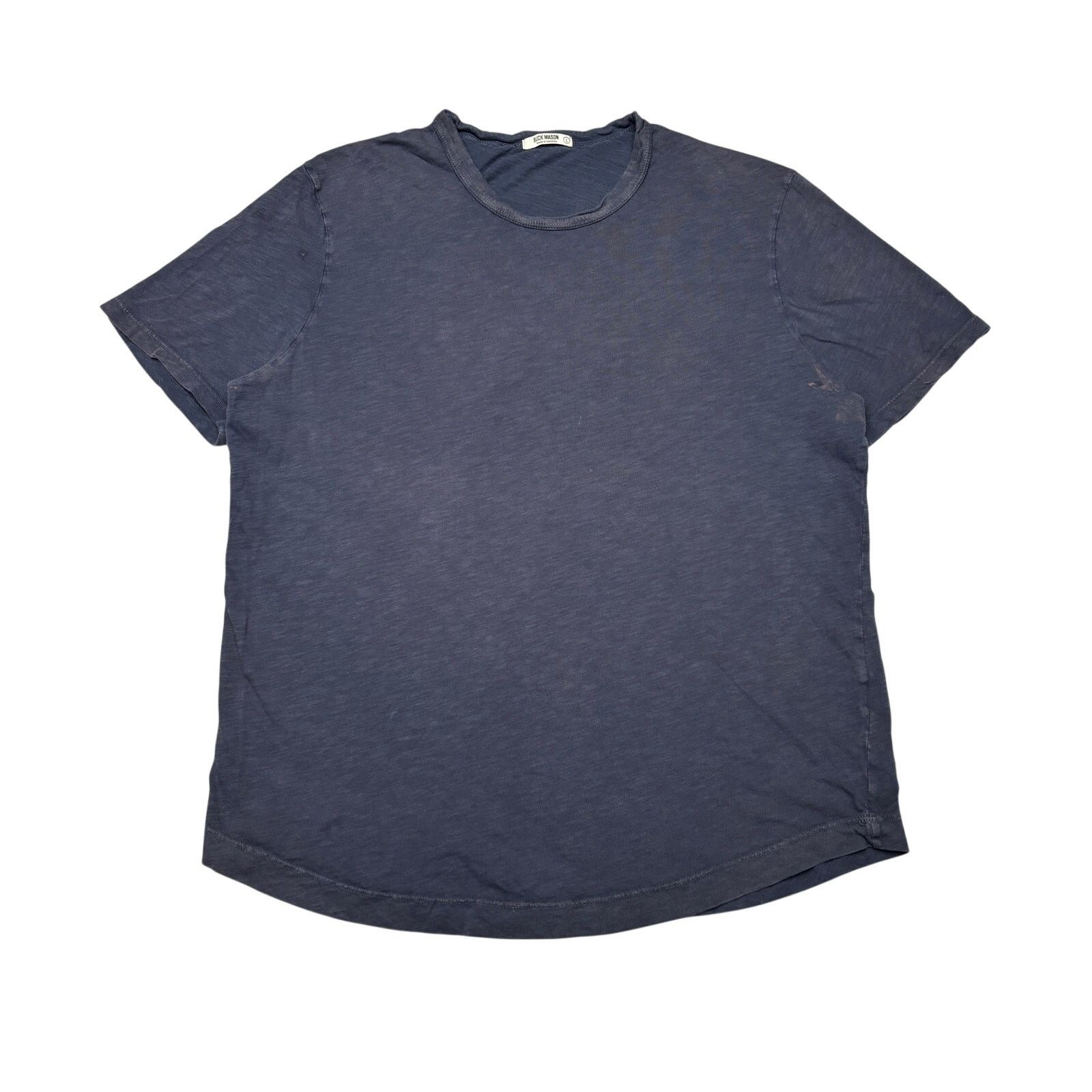 Buck Mason Buck Mason Slub Curved Hem T Shirt Men's Large Quiet Luxury Size US L / EU 52-54 / 3 - 1 Thumbnail