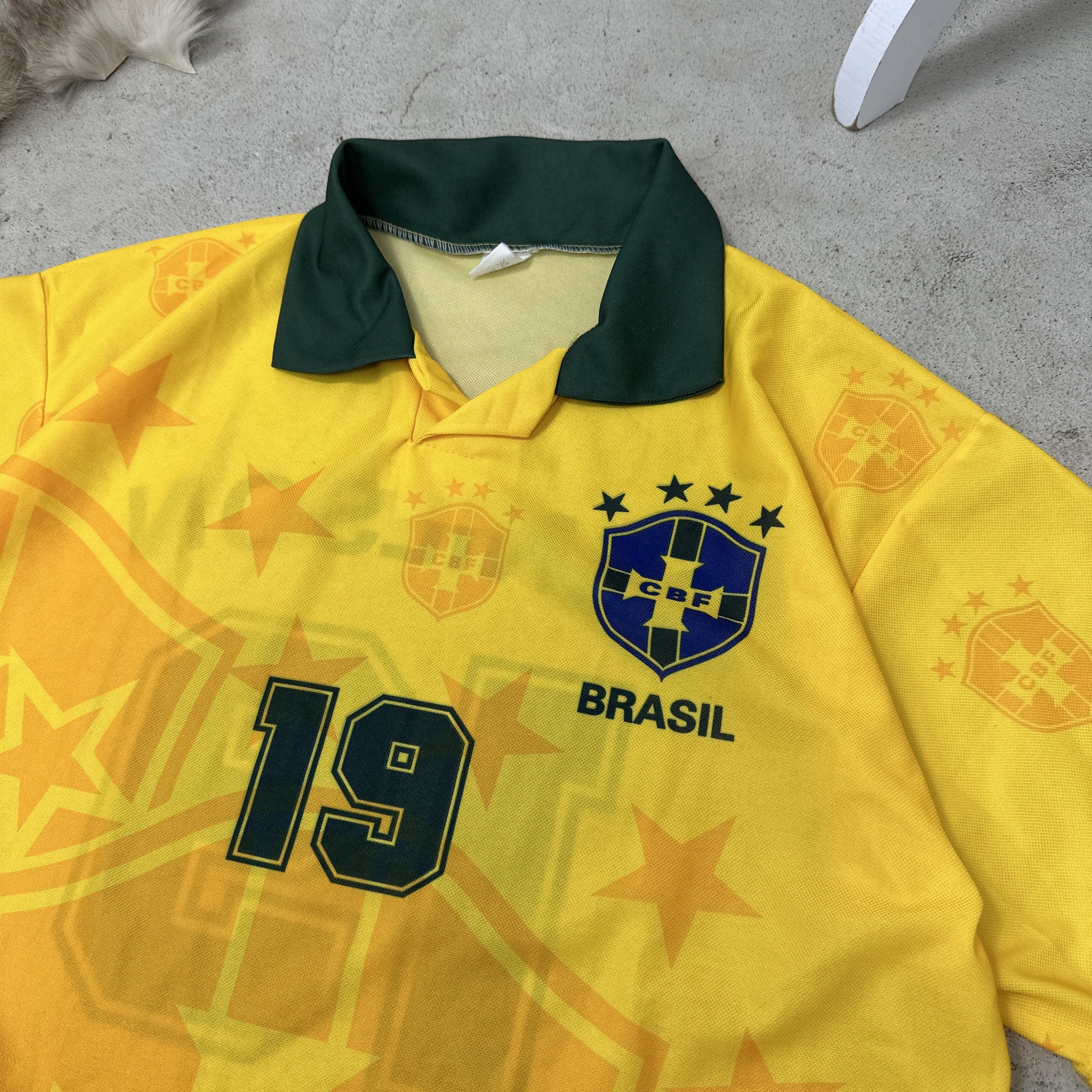 Vintage Vintage Sporty Brasil Blokecore Jersey 00s Size US XL / EU 56 / 4 - 2 Thumbnail
