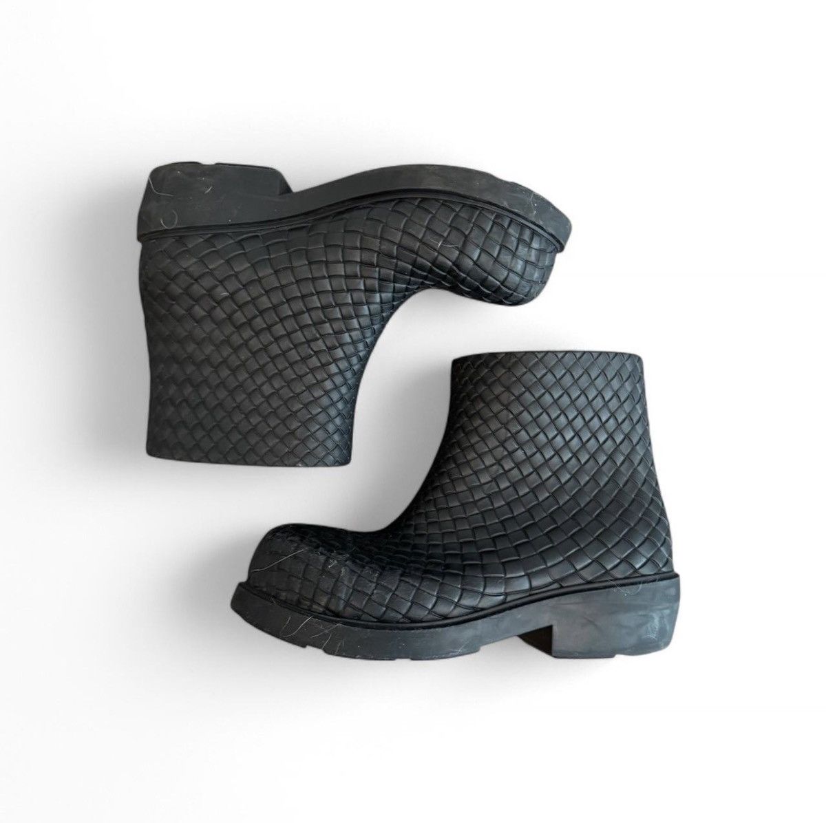 Bottega Veneta Bottega Veneta Black Fireman Boots Size US 7.5 / EU 40-41 - 2 Thumbnail