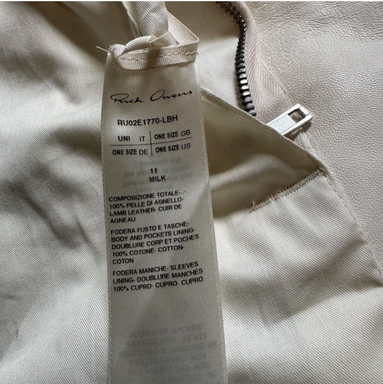Rick Owens Rick Owens Concordians cropped Bauhaus stooges Albino Jacket Size US L / EU 52-54 / 3 - 12 Thumbnail