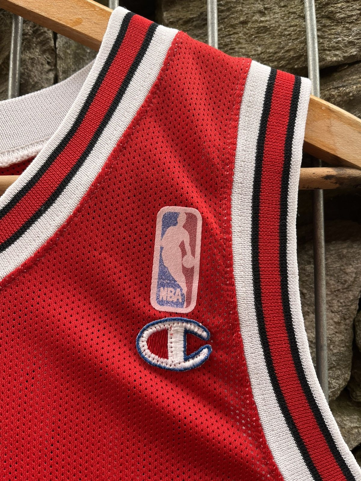 Champion Vintage Chicago Bulls Michael Jordan Champion Jersey Rare Size US L / EU 52-54 / 3 - 6 Thumbnail