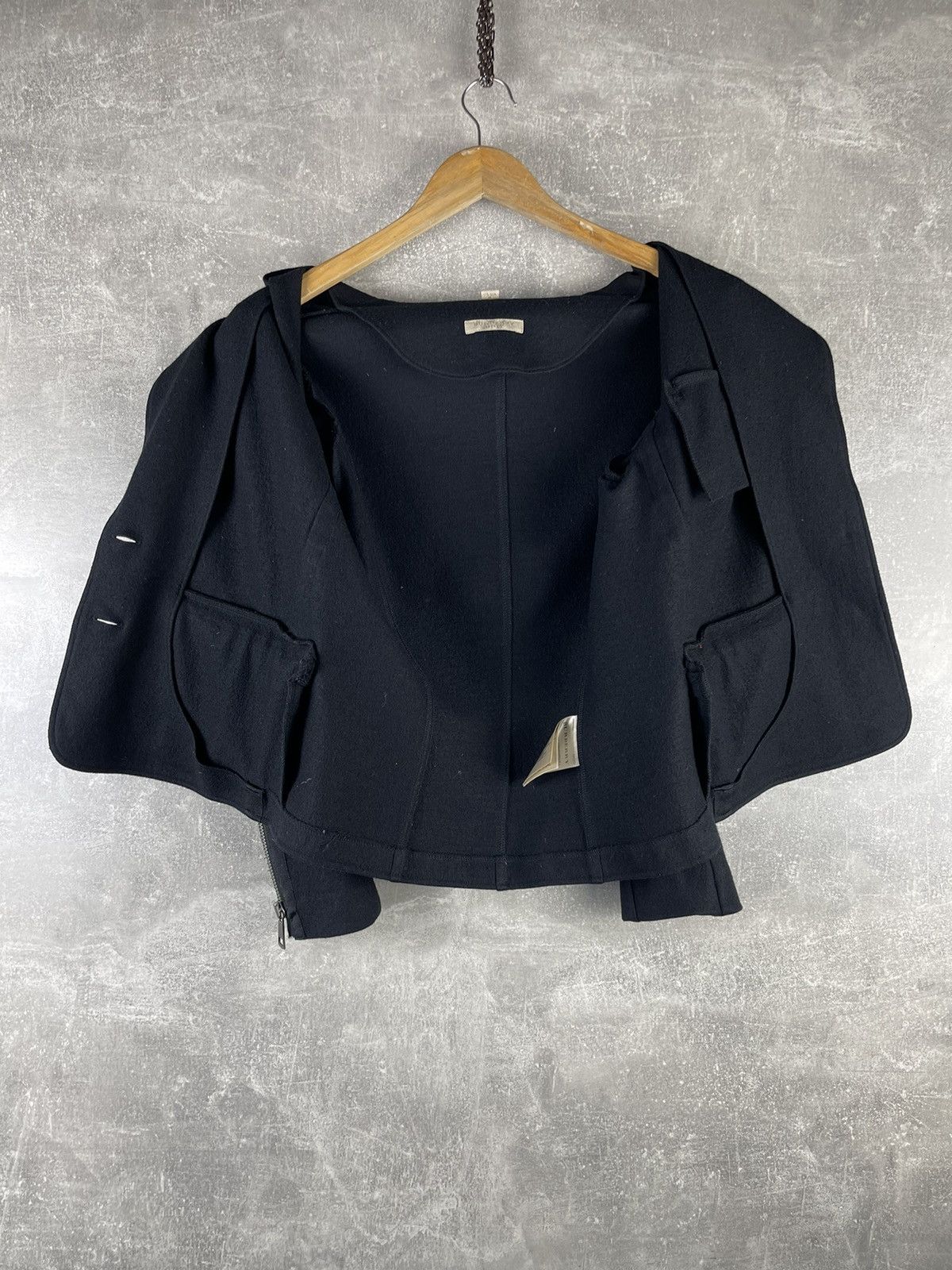 Burberry Burberry Brit Wool Tailored Blazer Jacket Black Size M Size M / US 6-8 / IT 42-44 - 10 Thumbnail