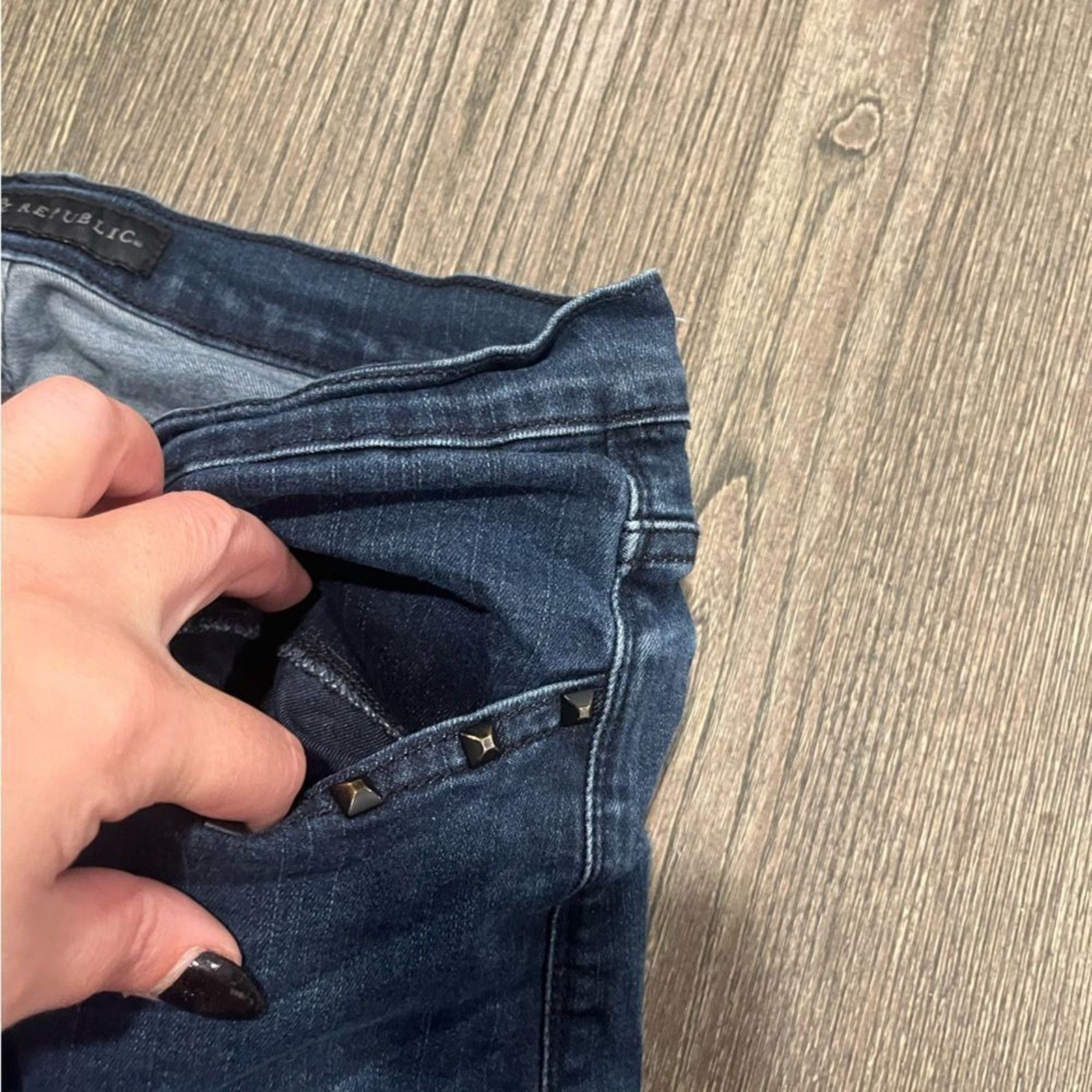 Vintage Rock Republic Womens Flared Leg Jeans Bootcut Size 12 Size 34" / US 12 / IT 48 - 6 Thumbnail