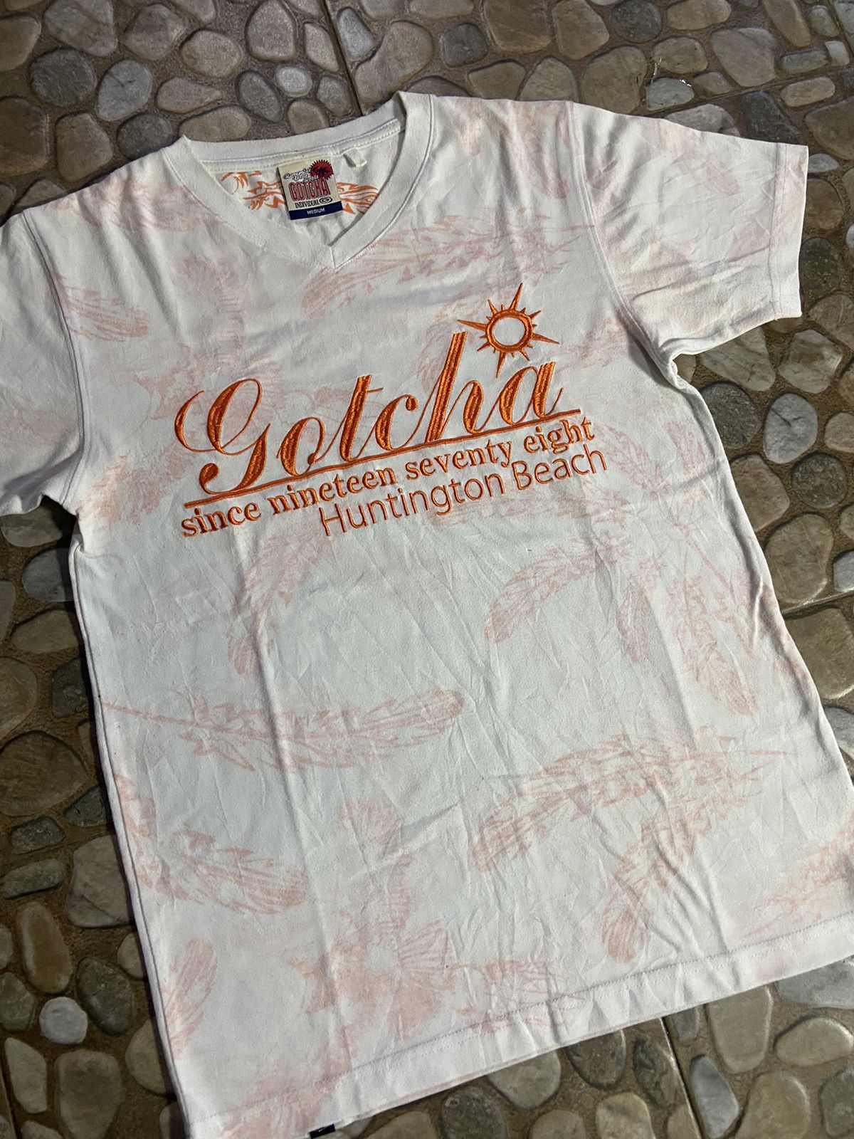Gotcha × Japanese Brand vintage Y2K gotcha full print t-shirt back and forth Size M / US 6-8 / IT 42-44 - 4 Thumbnail