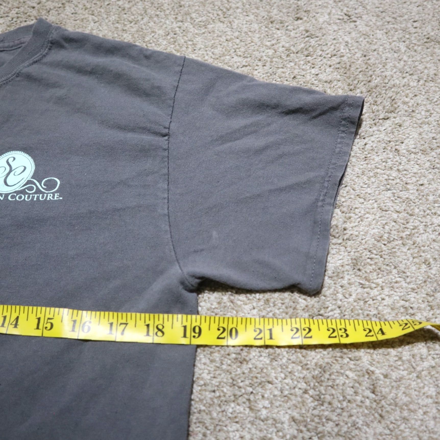 Vintage Vintage Southern Couture Gray Paisley Elephant Short Sleeve T-Shirt Adult Medium Mens Size US 31 - 5 Thumbnail