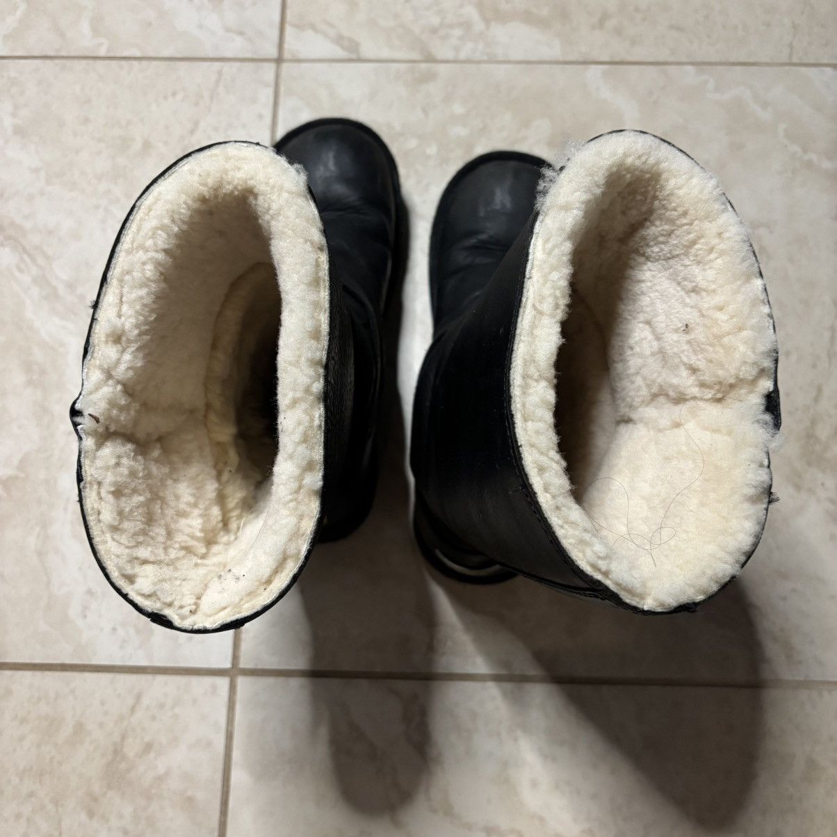 Ugg ugg sutter moto leather engineer shearling black boots 8.5 Size US 8.5 / EU 41-42 - 5 Thumbnail