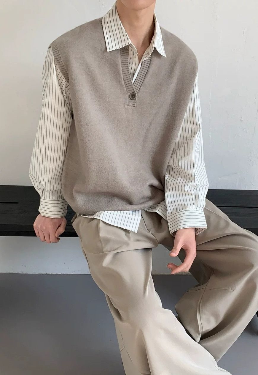Other Men's Vintage Cable Knit Vest Size US M / EU 48-50 / 2 - 4 Thumbnail