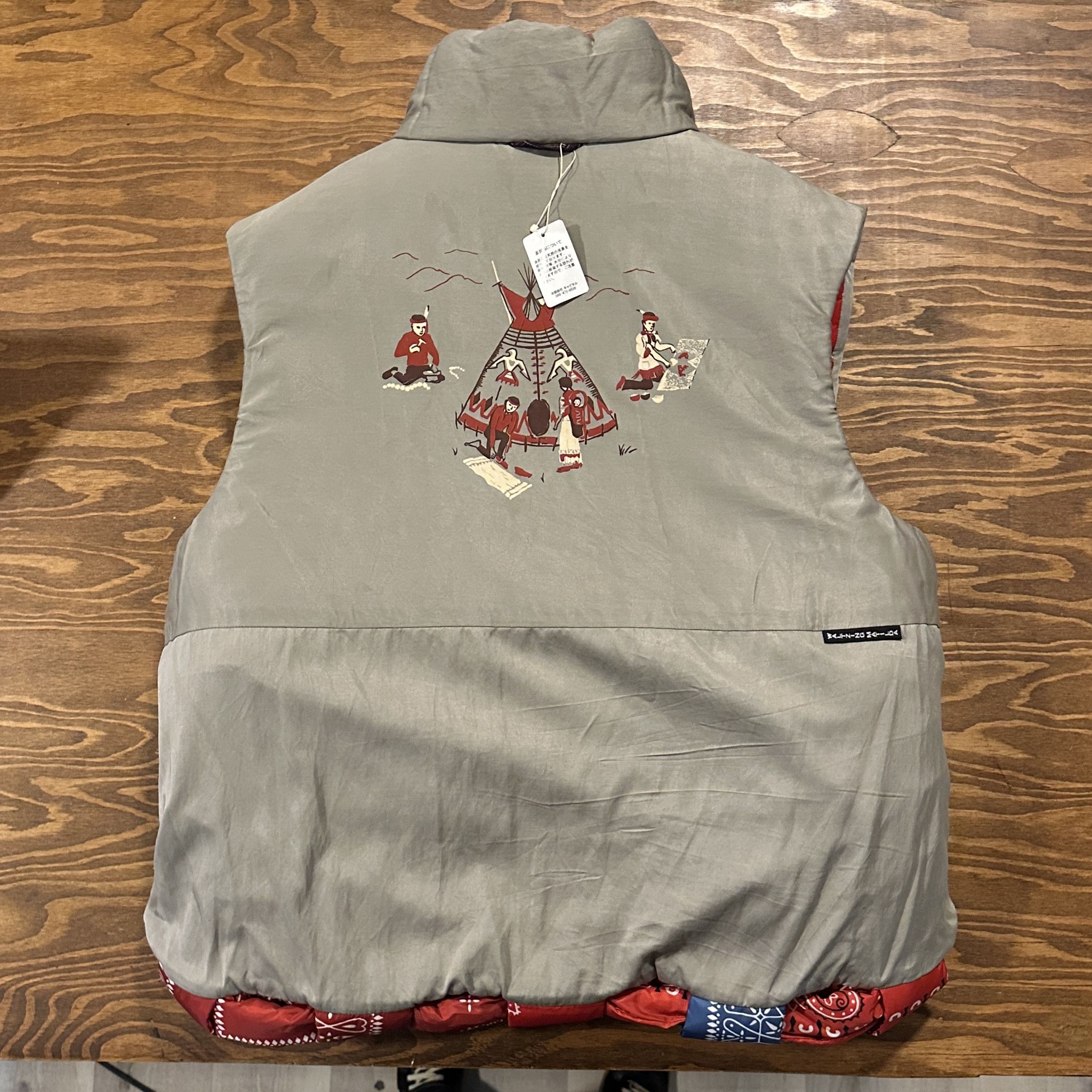 Kapital Kapital Bandana Woven KEEL Down Vest Size US L / EU 52-54 / 3 - 5 Thumbnail