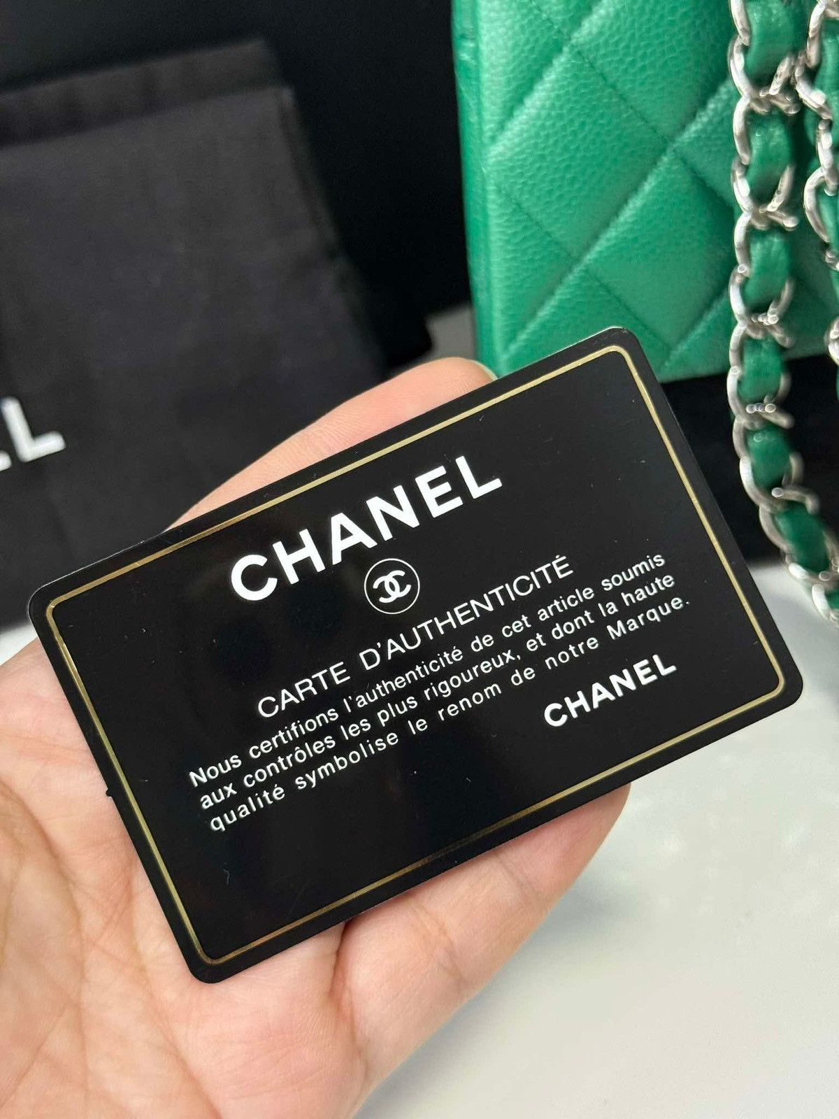 Chanel Chanel Double Flap Caviar Medium Size ONE SIZE - 24 Thumbnail