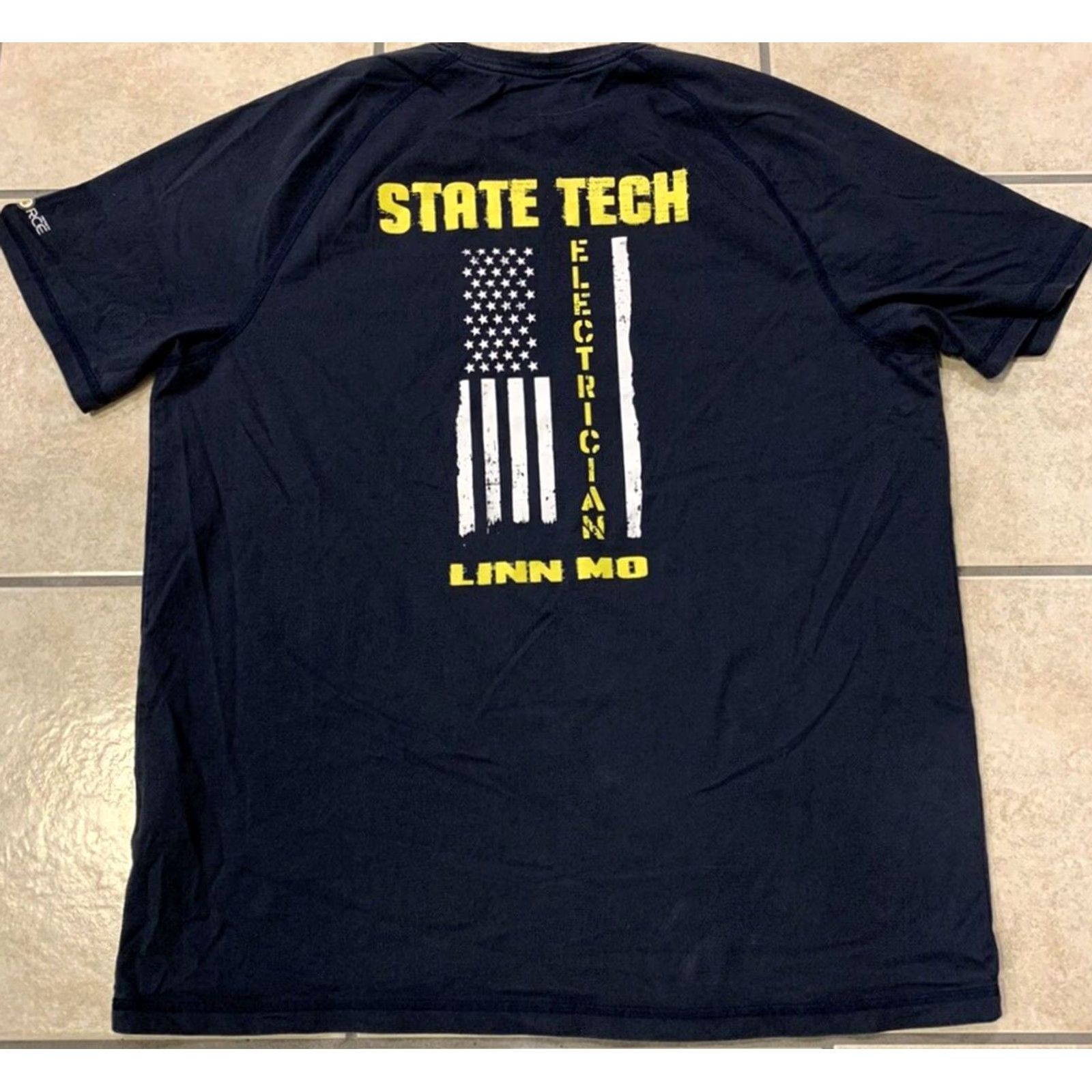 Carhartt Carhartt State Tech Navy Cotton Blend Short Sleeve Crewneck T-Shirt Men L Size US L / EU 52-54 / 3 - 2 Thumbnail