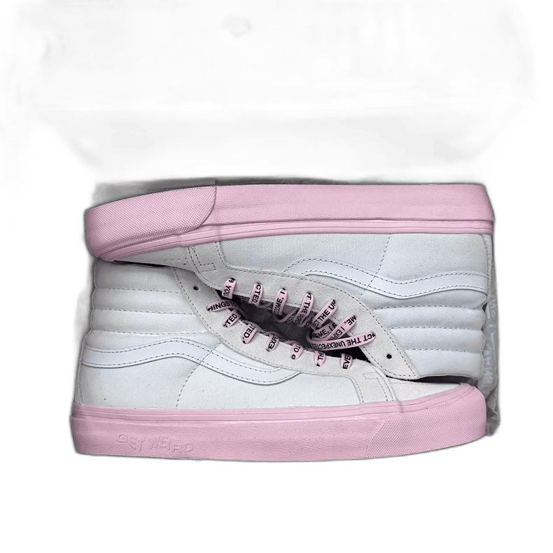 Vans ASSC Vans SK8 High-Top White Pink Skate Shoes Size US 7.5 / EU 40-41 - 1 Thumbnail