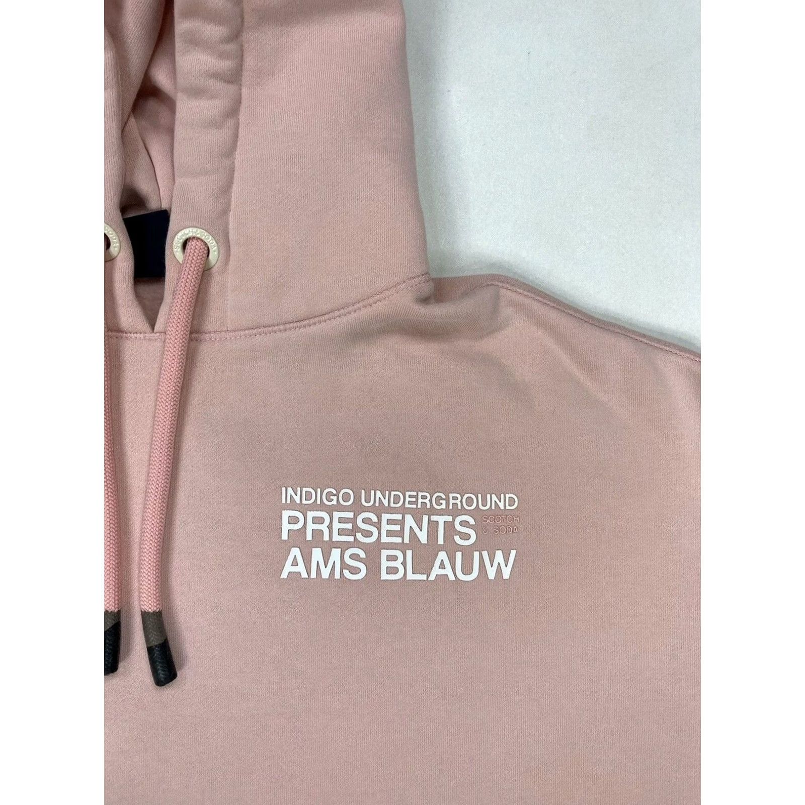 Scotch & Soda SCOTCH & SODA Hoodie Women XS Pink Logo Graphic Pullover Hooded Size XS / US 0-2 / IT 36-38 - 2 Thumbnail