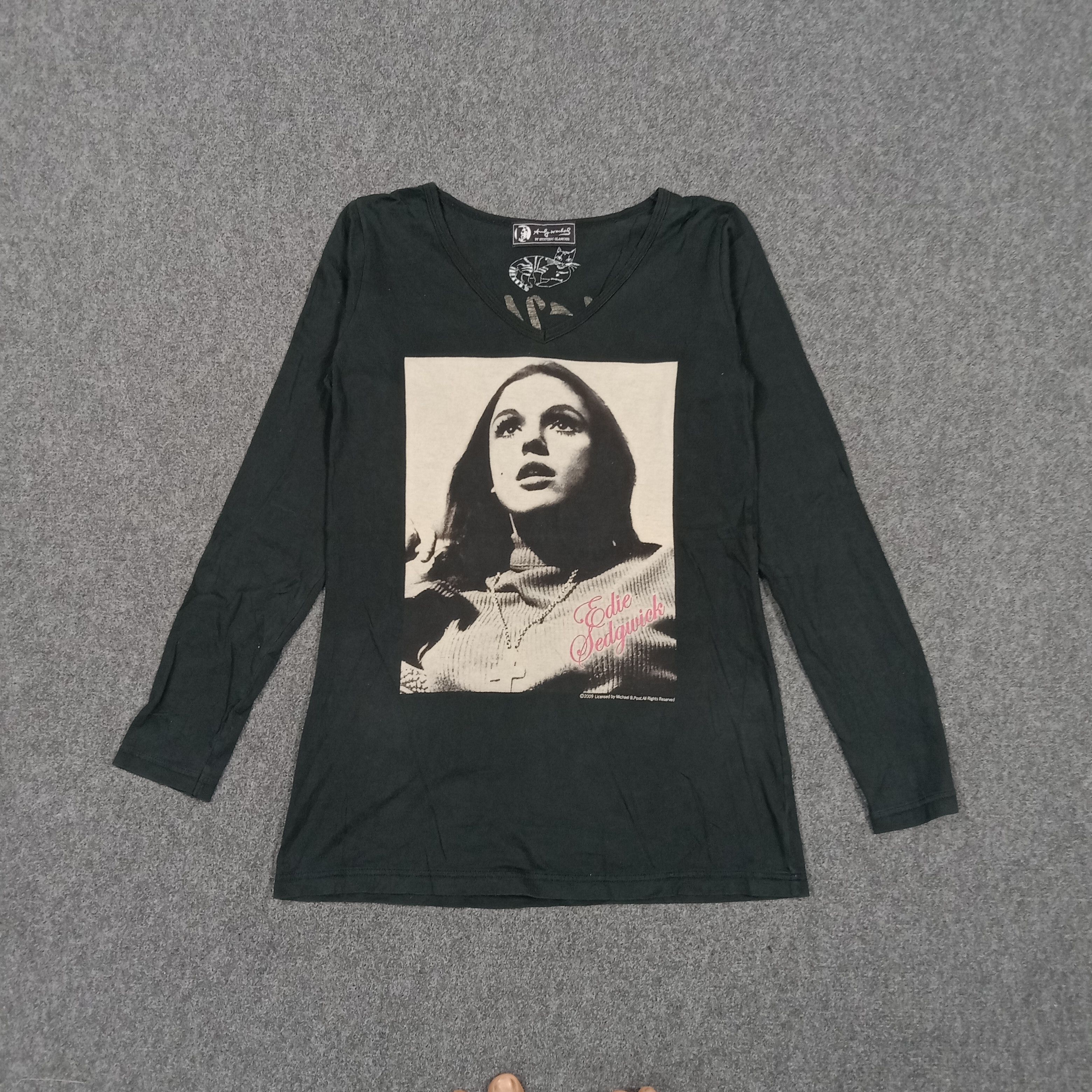 Andy Warhol × Hysteric Glamour Hysteric Glamour x Edie Sedgwick Graphic Tshirt C285N27 Size XS / US 0-2 / IT 36-38 - 1 Thumbnail
