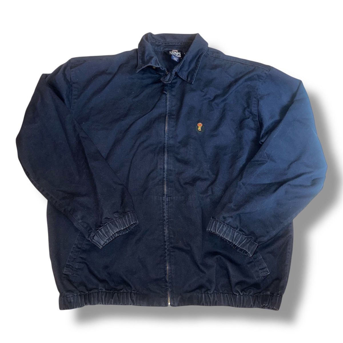 Chaps Ralph Lauren × Ralph Lauren × Vintage Vintage Chaps Ralph Lauren Jacket Logo Full Zip Size US L / EU 52-54 / 3 - 1 Thumbnail