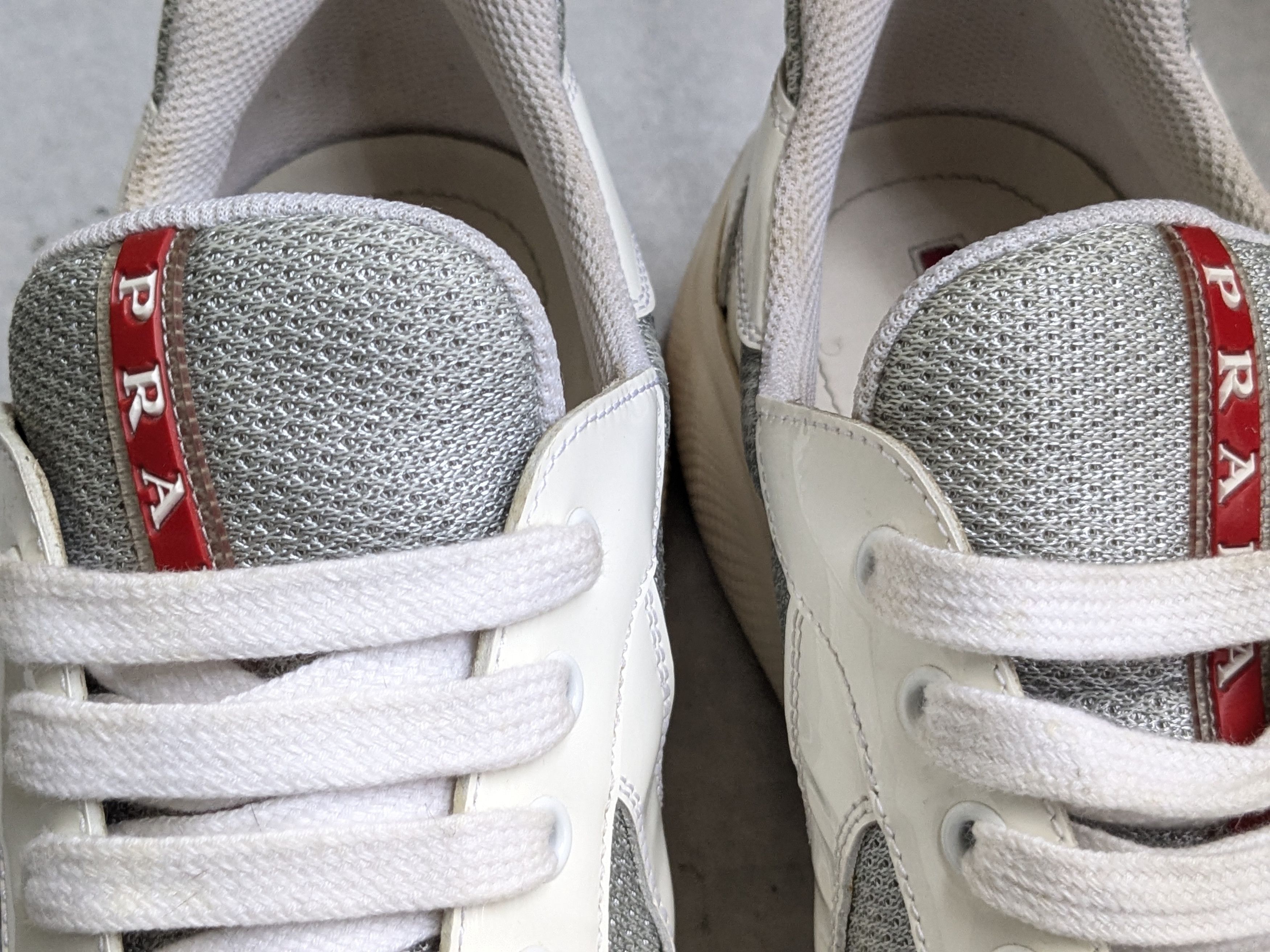 Prada Prada America's Cup Sneakers White Patent Leather 9 Low Size US 9 / EU 42 - 5 Thumbnail