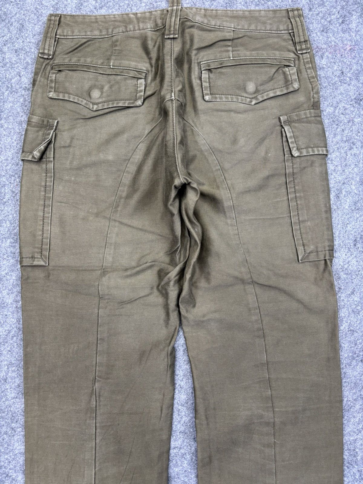 Japanese Brand DISCIPLE motocyclist Stylish Sturdy Cargo Biker Pant F739 Size US 29 - 11 Thumbnail