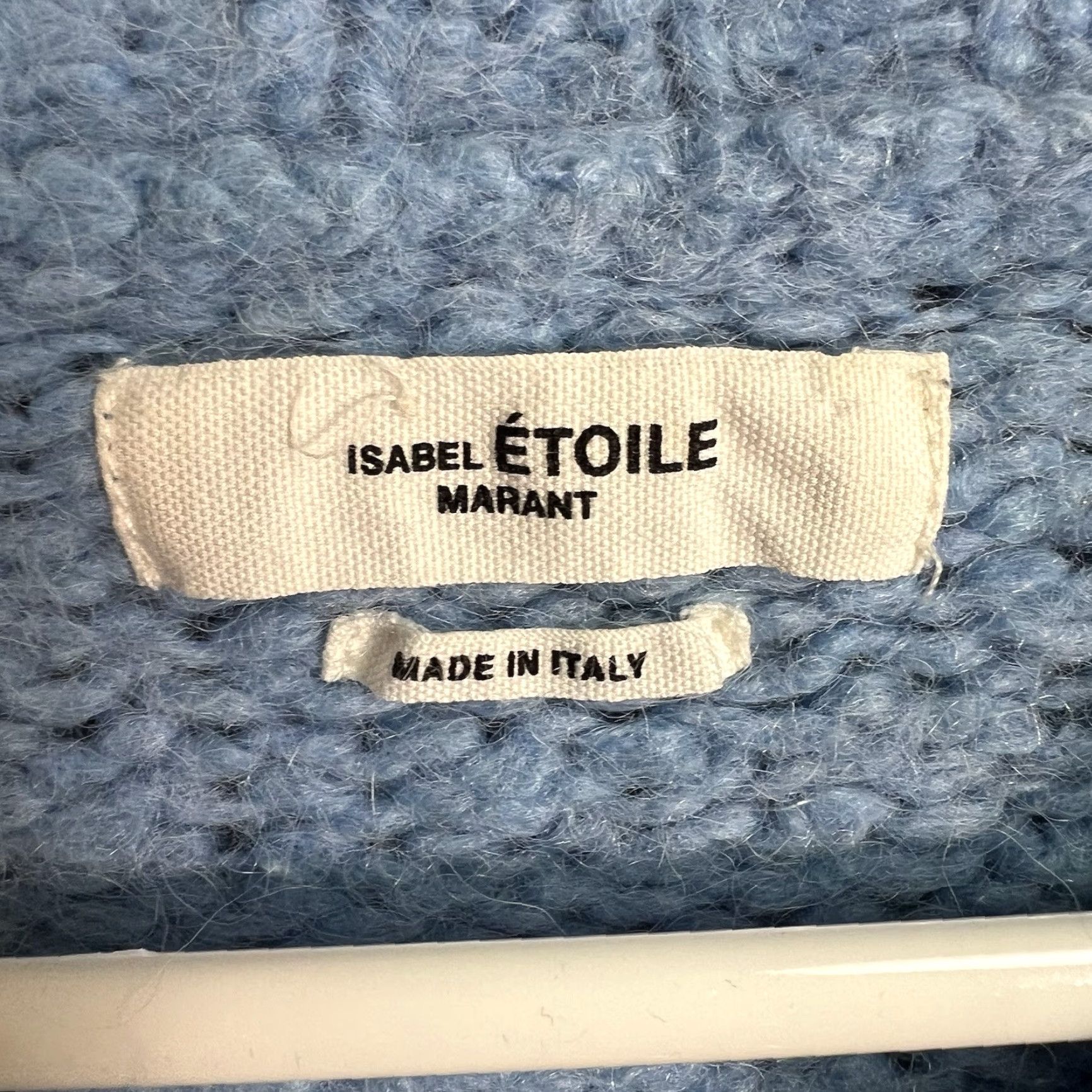 Isabel Marant VINTAGE Isabel Marant Etoile Blue Shields Sweater Womens Size 40 Blue Alpaca Wool Blend Pullover Crew Neck Knit 8/10 Shirts Size S / US 4 / IT 40 - 5 Thumbnail