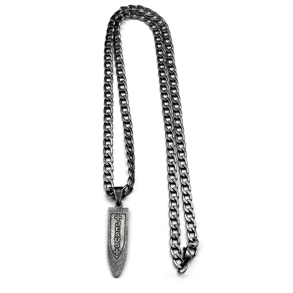 Jewelry Jesus Cross Pendant Charms Necklace Size ONE SIZE - 4 Thumbnail