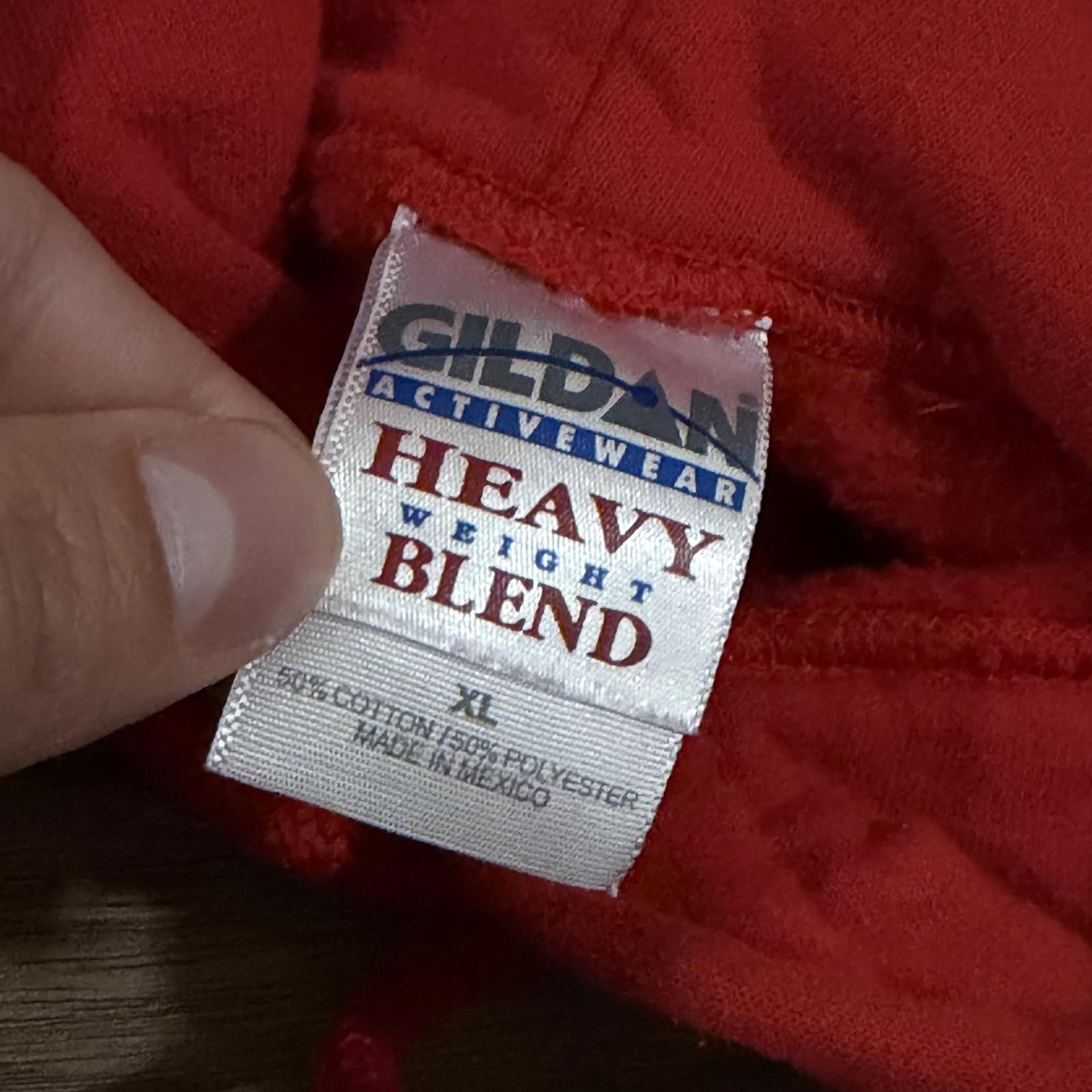 Gildan Vintage Lifeguard Red Hoodie Sunriver Oregon 90s Y2K Size US XL / EU 56 / 4 - 5 Thumbnail