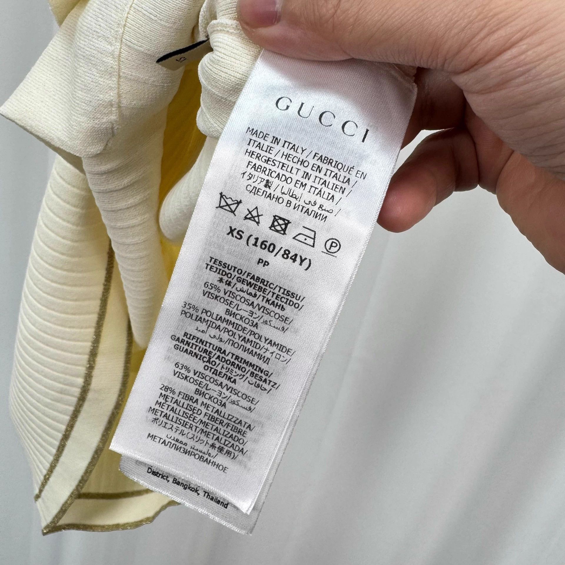 Gucci Gucci GG gold thread knit XS dress Size XS / US 0-2 / IT 36-38 - 8 Thumbnail