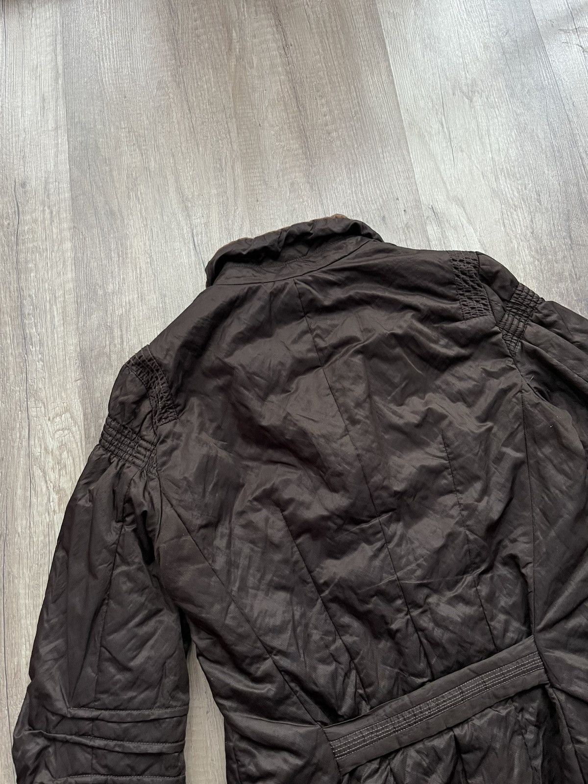 Japanese Brand × Marithe + Francois Girbaud × Vintage Vintage Marithe Francois Girbaud Anant-Garde Brown Jacket Size M / US 6-8 / IT 42-44 - 11 Thumbnail