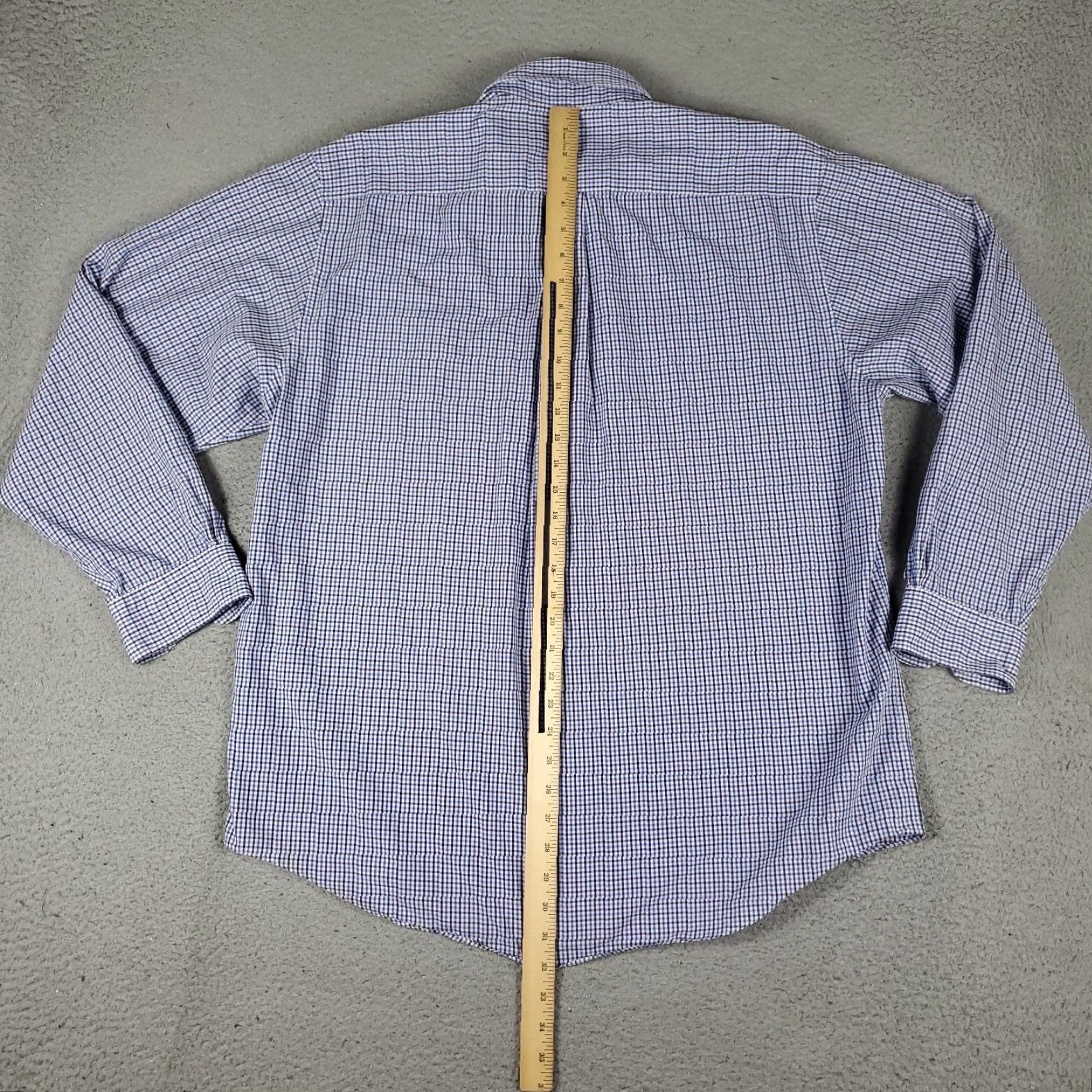 Brooks Brothers Brooks Brothers Shirt Mens Large Blue Check Regent Button Up Long Sleeve Regualr Fit, Classic, Preppy, American, Modern, Colorful, Workwear Mens Size US L / EU 52-54 / 3 - 3 Thumbnail