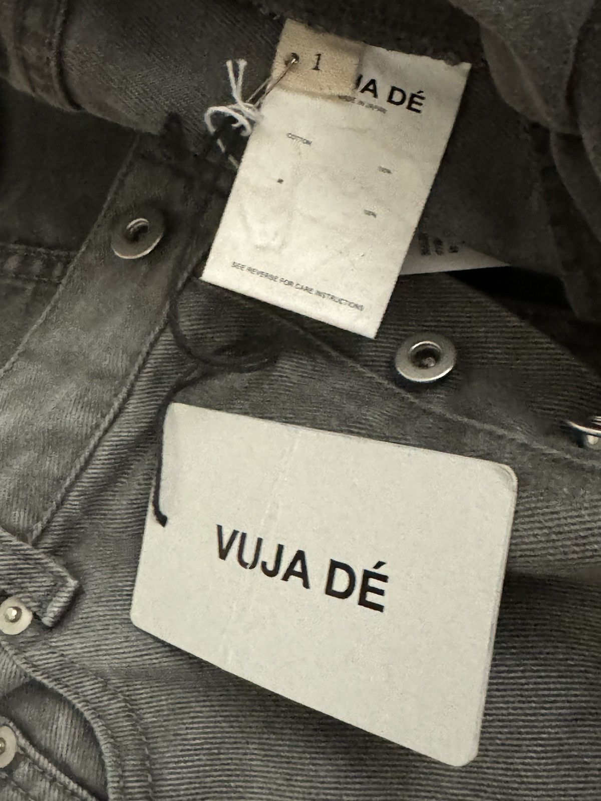 Vuja De Vuja De Gray Uneven Dye Denim Size US 32 / EU 48 - 3 Thumbnail