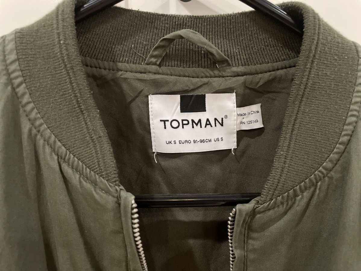 Topman Topman Full Zip Bomber Olive Size Small Size US S / EU 44-46 / 1 - 2 Thumbnail