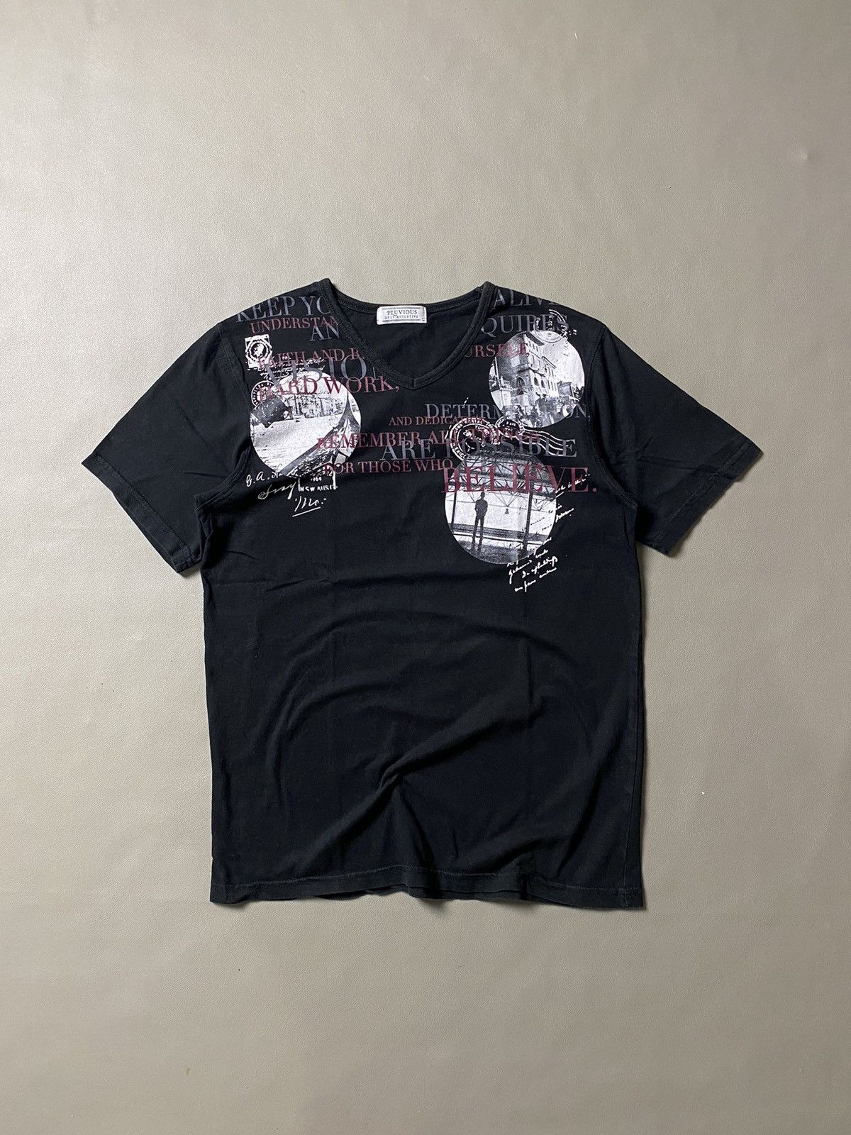 If Six Was Nine × Japanese Brand × Le Grande Bleu (L.G.B.) Pluvious Poem Tshirt Size US M / EU 48-50 / 2 - 1 Thumbnail