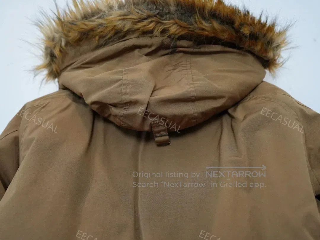 Stussy Stussy Brown Hooded Down Jacket. Size US L / EU 52-54 / 3 - 8 Thumbnail
