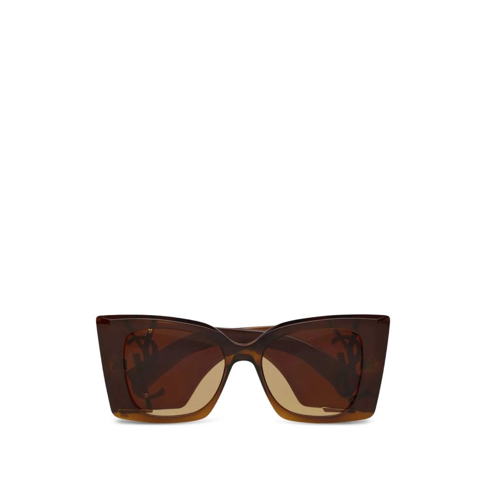 Saint Laurent Paris Saint Laurent BROWN Sunglasses Size ONE SIZE - 1 Thumbnail