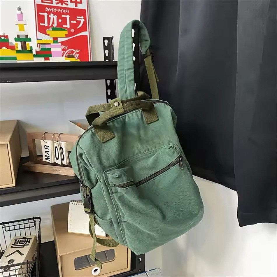 Japanese Brand Green Backpack Size ONE SIZE - 3 Thumbnail