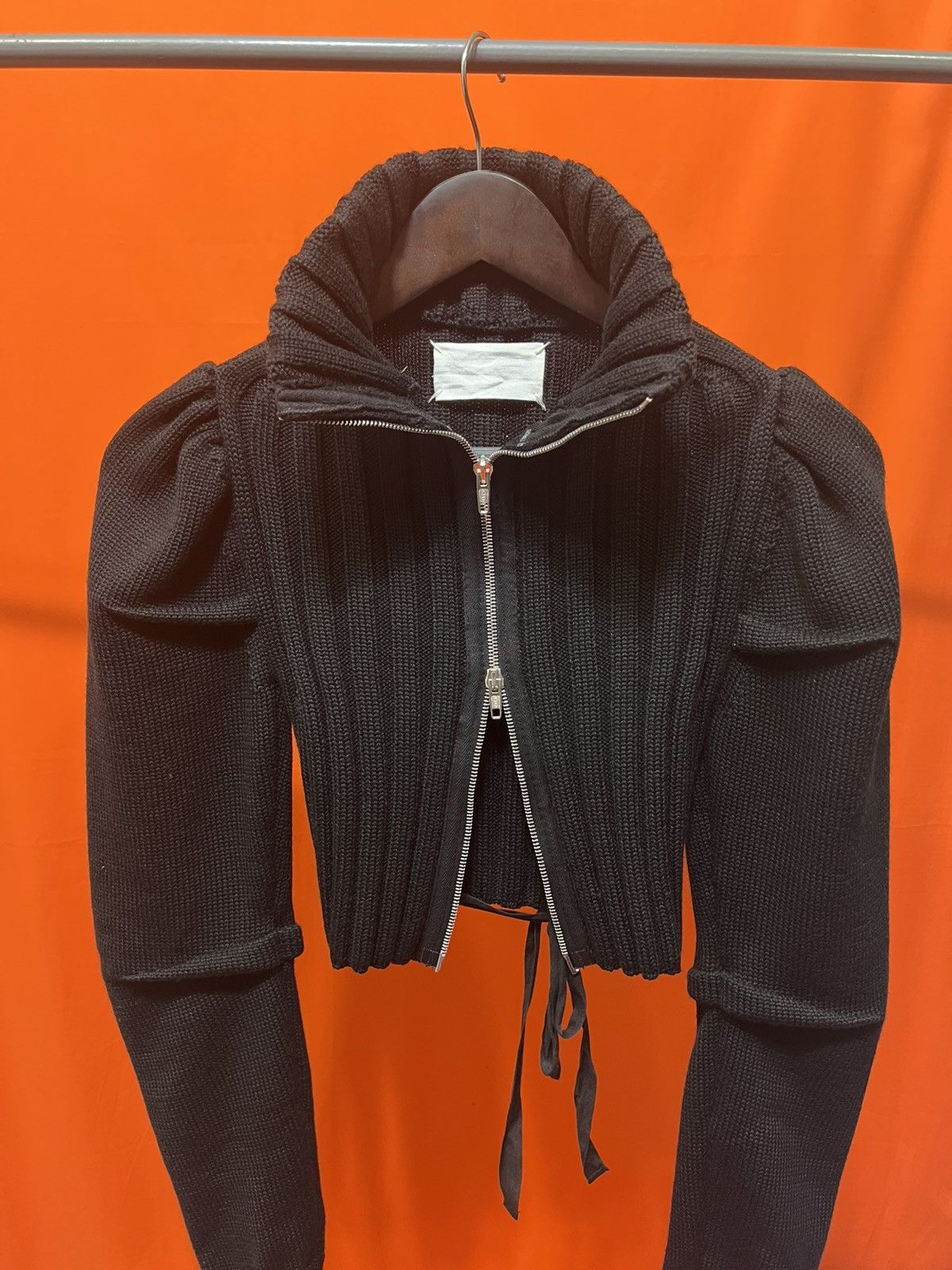 Maison Margiela MARGIELA ARCHIVES A/H1990-91 heavy knit bomber Size S / US 4 / IT 40 - 1 Thumbnail