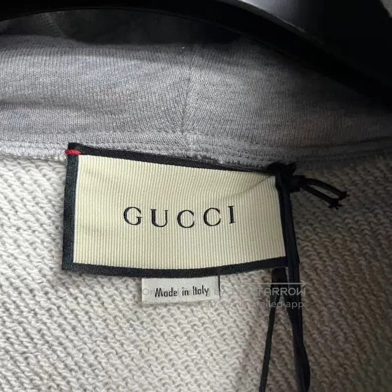 Gucci Gucci Gray Logo Print Hooded Sweatshirt. Size US XL / EU 56 / 4 - 5 Thumbnail