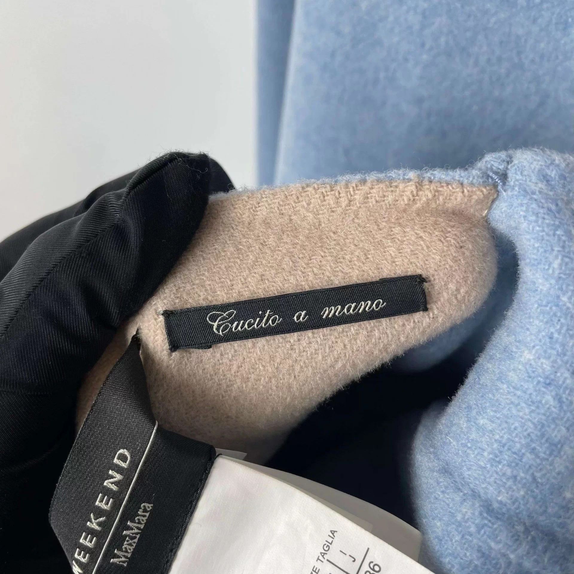 Max Mara MaxMara Wool Coat Blue 155/80A Size XS / US 0-2 / IT 36-38 - 7 Thumbnail
