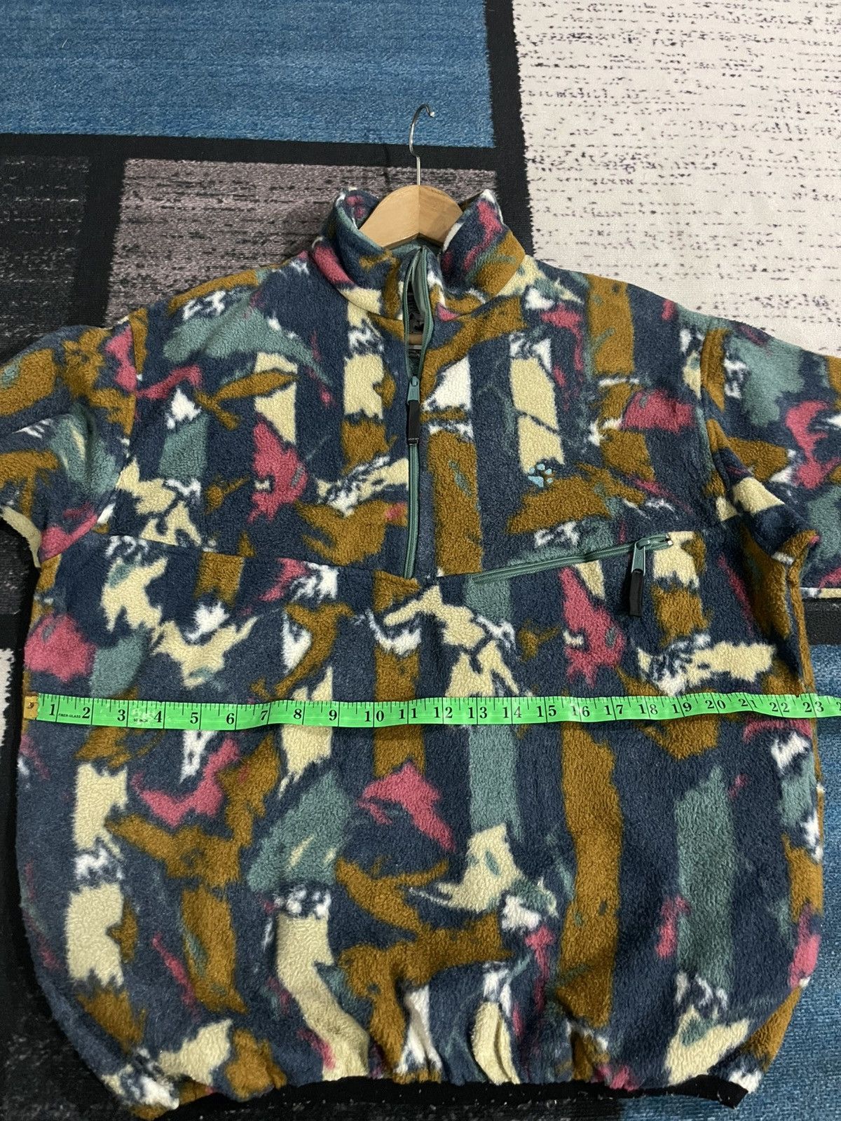 Jack Wolfskin Vintage Jack Wolfskin Fleece Half Zipper Jacket Size US L / EU 52-54 / 3 - 16 Thumbnail