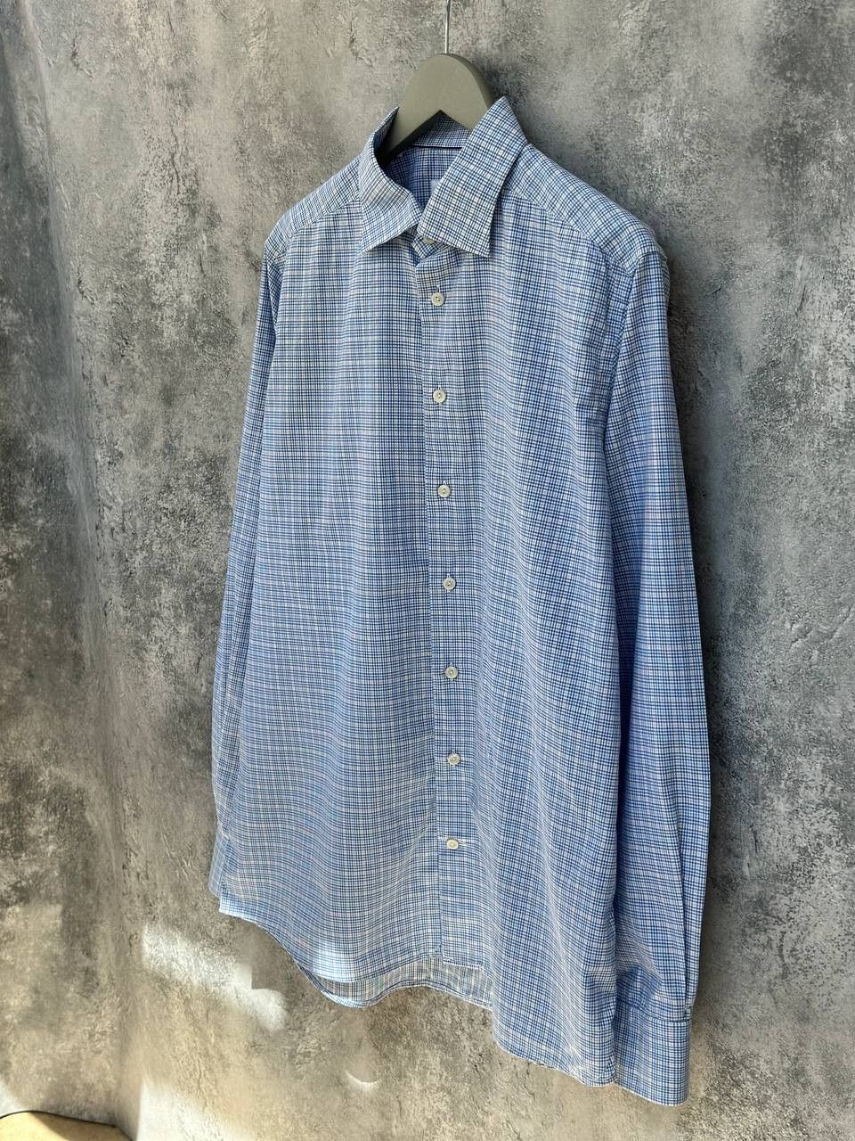 Eton Eton Contemporary Button Up Shirt Long Sleeve Plaid Size US XL / EU 56 / 4 - 1 Thumbnail