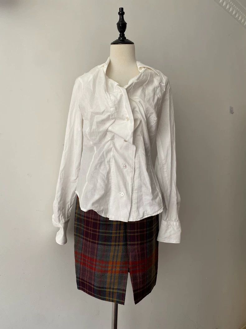 Vivienne Westwood Vivienne Westwood White drunken shirt Size M / US 6-8 / IT 42-44 - 1 Thumbnail