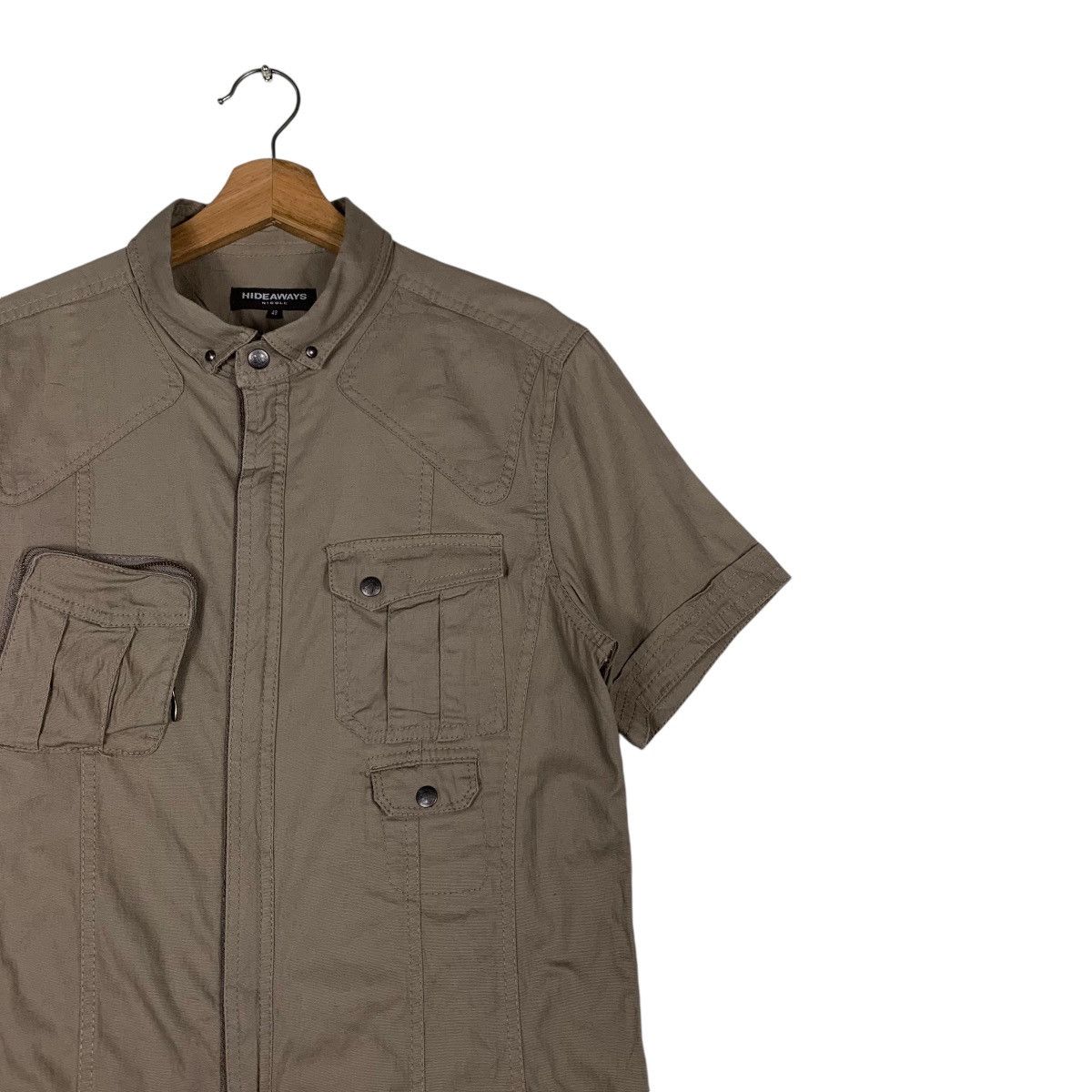 HIDEAWAYS HIDEAWAYS Nicole Short Sleeve Zipper Jacket #1374-C62 Size US S / EU 44-46 / 1 - 5 Thumbnail