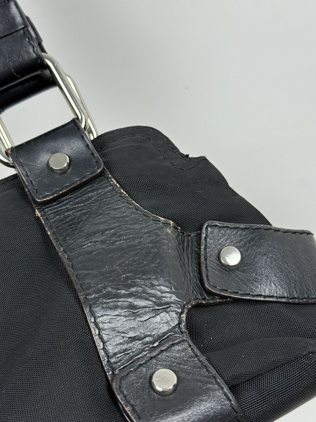 Versus Versace Versace Versus vintage nylon leather baguette bag Size ONE SIZE - 6 Thumbnail