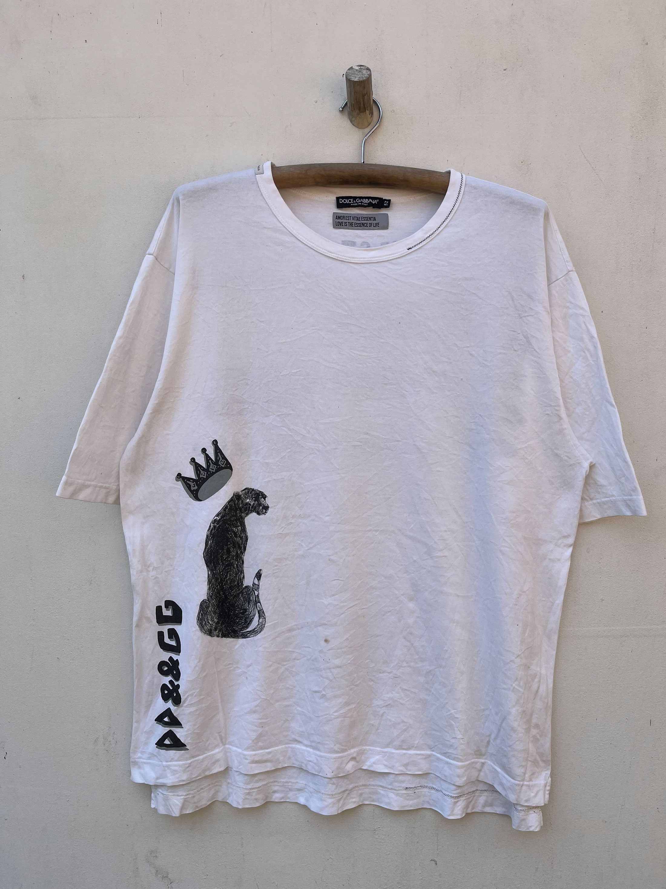 Dolce & Gabbana Dolce & Gabbana Graphic Print Animal Wording Size US XL / EU 56 / 4 - 1 Thumbnail