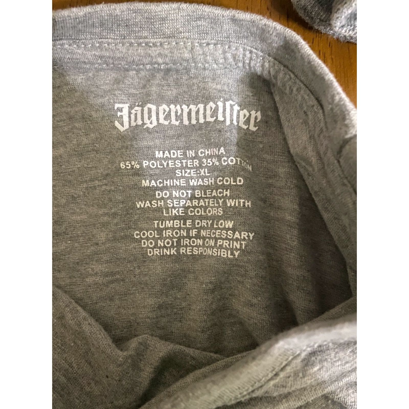 Vintage Jägermeister XL Gray T-Shirt Unisex User: Jägermeister XL Gray T-Shirt Unisex Size US XL / EU 56 / 4 - 4 Thumbnail