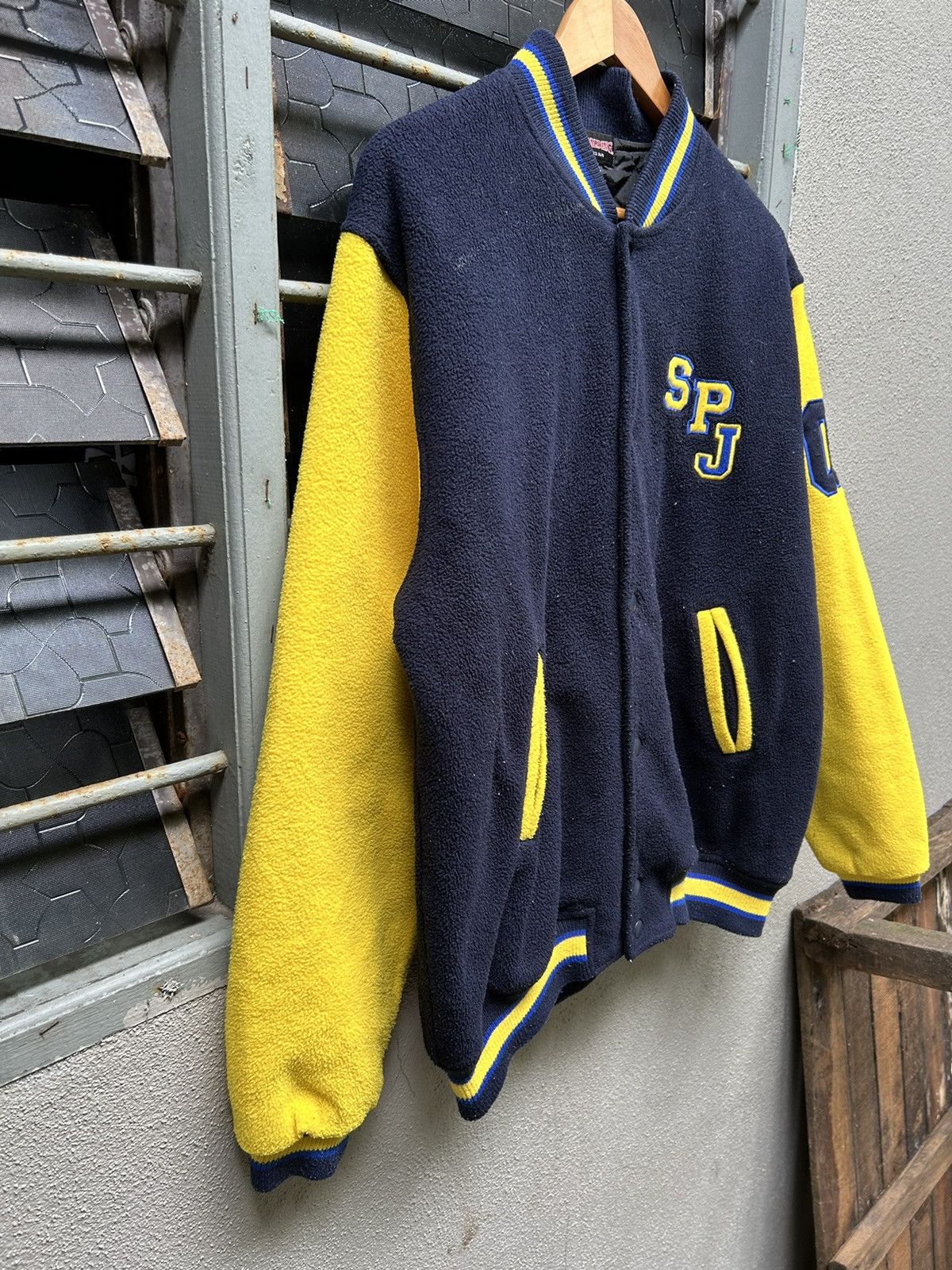 Designer Vintage Spalding Usa Fleece Jacket Size US XL / EU 56 / 4 - 3 Thumbnail