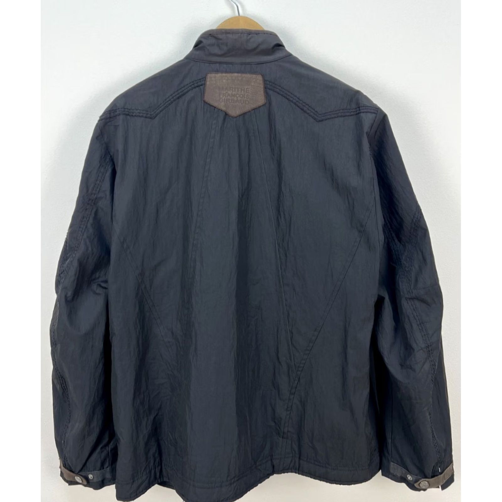 Vintage VINTAGE Le Jean de Marithe Francois Girbaud Jacket Men XL Black Logo Patch 90s Coat Jacket Size US 36 / EU 52 - 2 Thumbnail