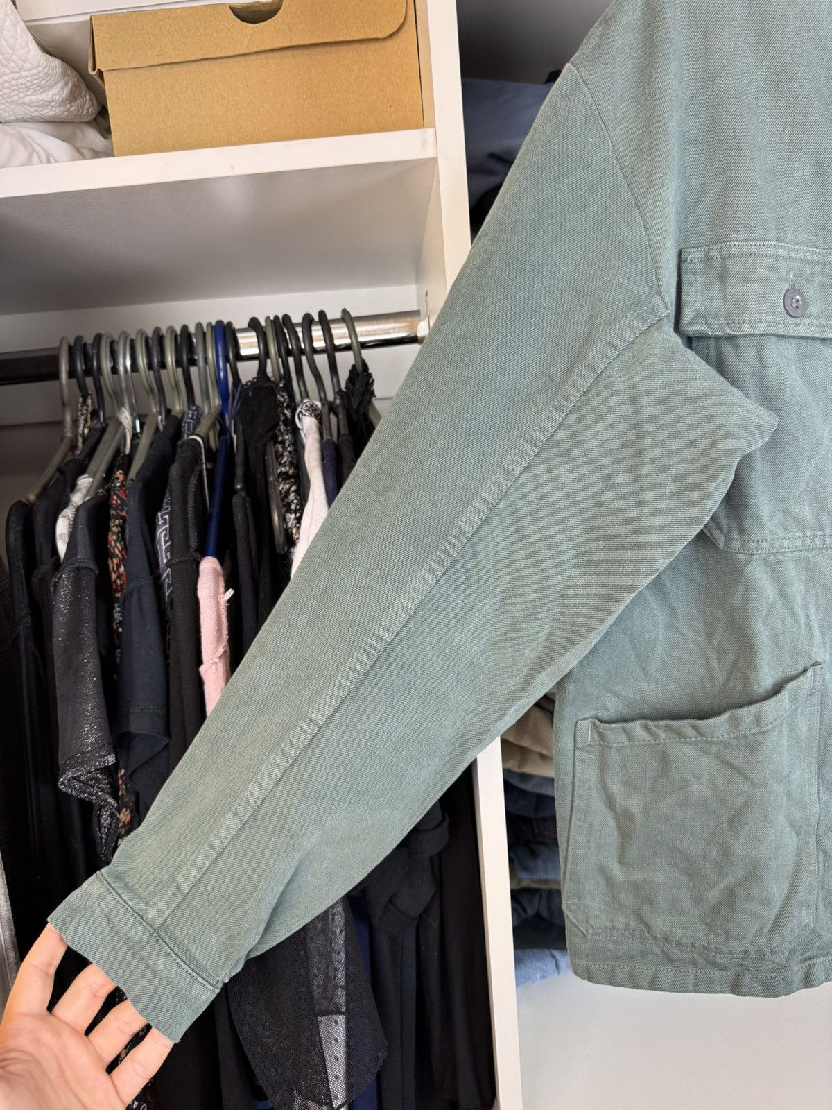 Vintage Vintage HAIEX Cotton Chore Jacket Workwear Size 52 Size US L / EU 52-54 / 3 - 7 Thumbnail