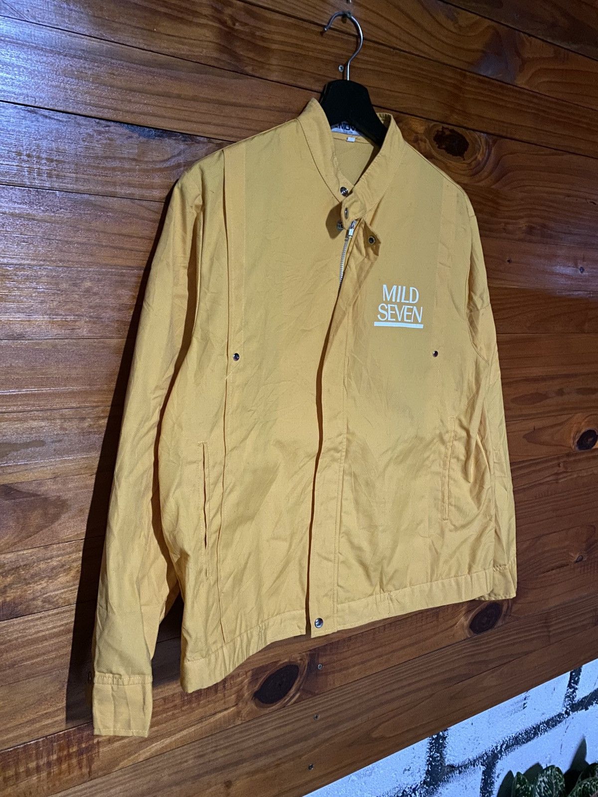 Vintage Vintage Mr. MOVAL Mild Seven Promo Nylon Jacket – Yellow Size US M / EU 48-50 / 2 - 5 Thumbnail