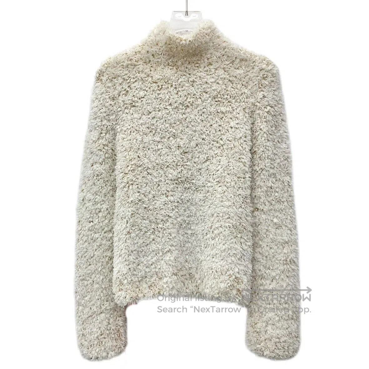 Loewe Loewe Beige Sequin Turtleneck Sweater. Size US S / EU 44-46 / 1 - 2 Thumbnail